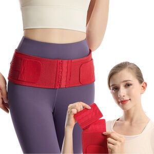 NEW Paskyee Sacroiliac SI Joint Hip Belt with Extra 6-Row in Pink Medium
